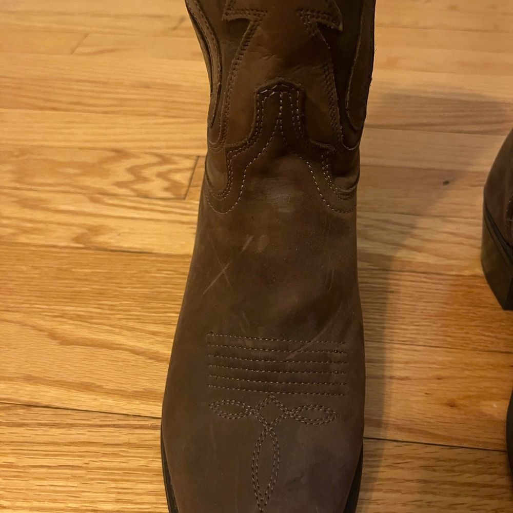 Laredo brown leather and suede cowboy boots from Nashville Boot & Co. - Picture 10 of 16